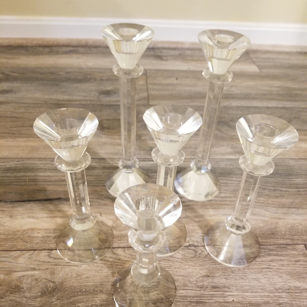 Set of candle holders